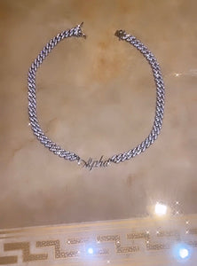 Alpha Cuban Link in Silver (Ships on 4/30)