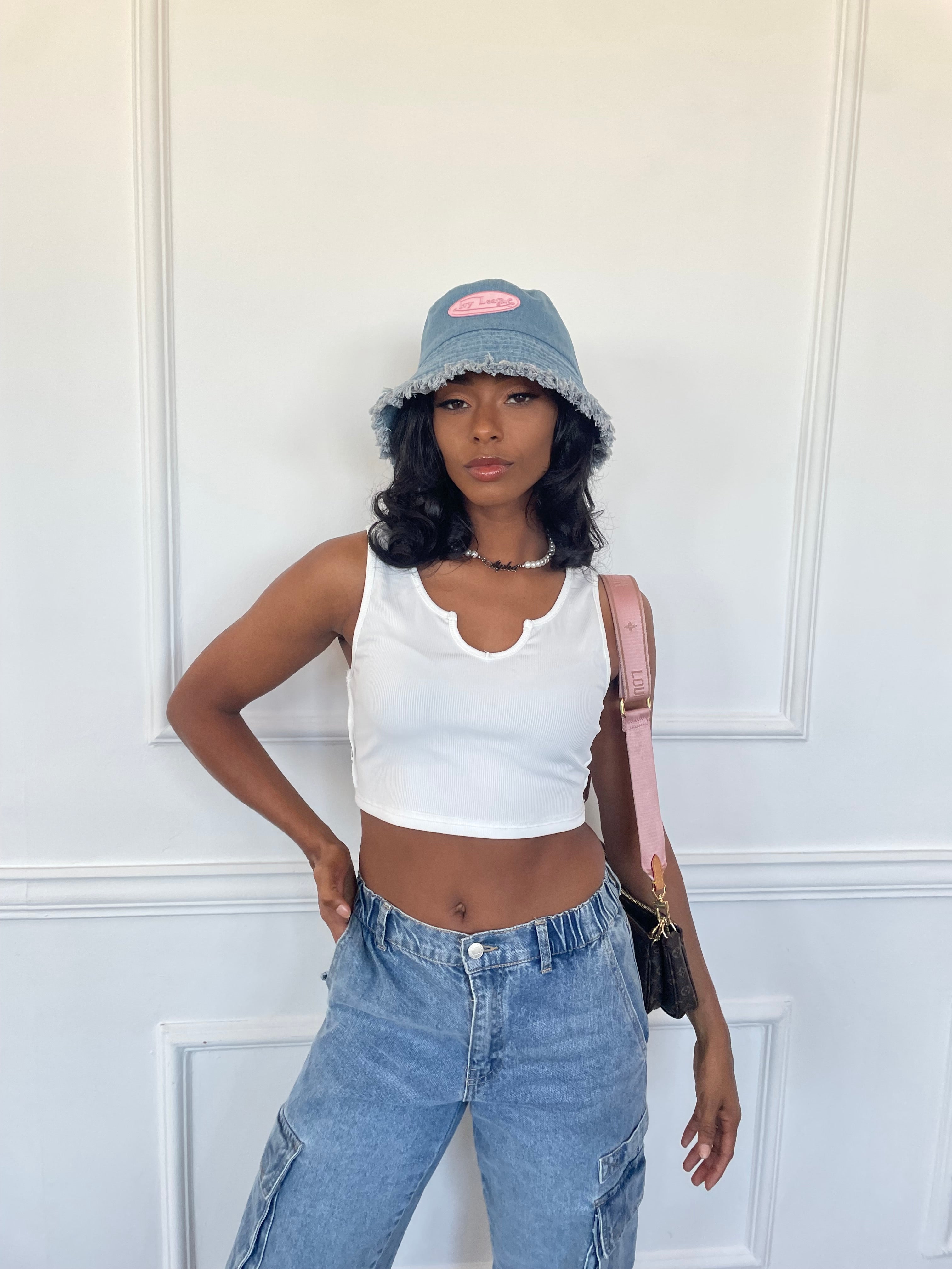 Ivy League Denim Bucket Hat