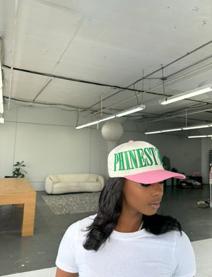Phinest (K’s) Hat with Pink Brim- Ships on 4/24