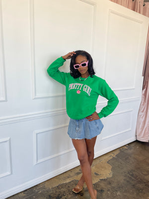 Pretty Girl Sweater in Green