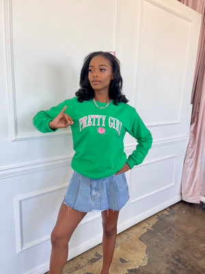 Pretty Girl Sweater in Green