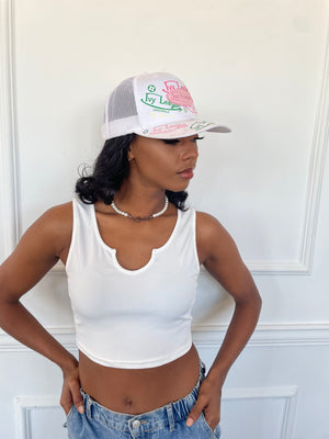Ivy League Hat in White