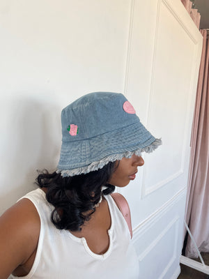 Ivy League Denim Bucket Hat