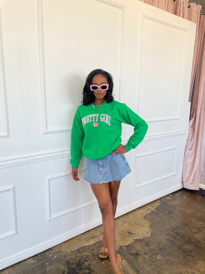 Pretty Girl Sweater in Green