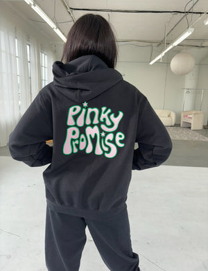 Pinky Promise Hoodie in Black (Ships on 4/24)