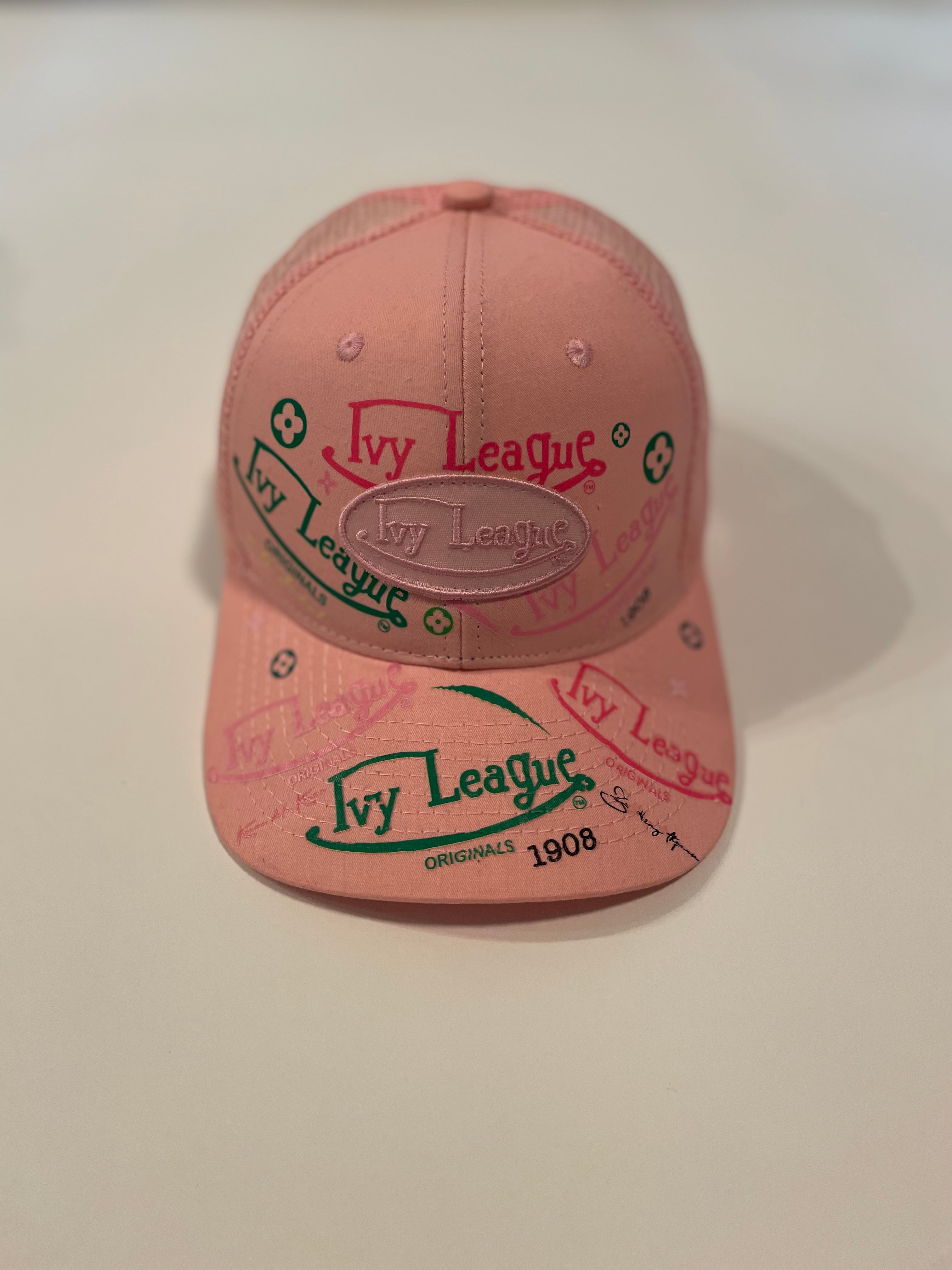 Ivy League Hat in Pink