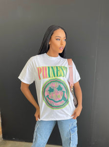 Phinest Smiley Tee in White