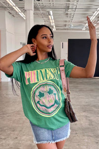 Phinest Smiley Tee in Green