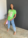 08 Tee in Lime Green