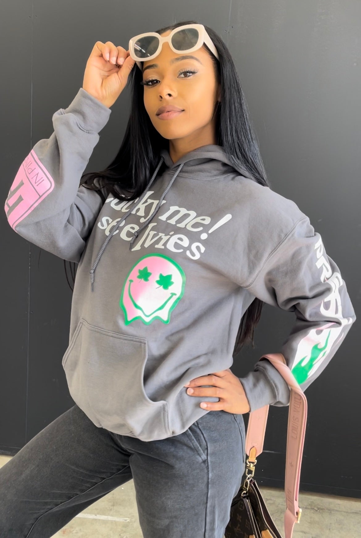I See Ivies Hoodie in Charcoal Grey (Ships on 4/24)
