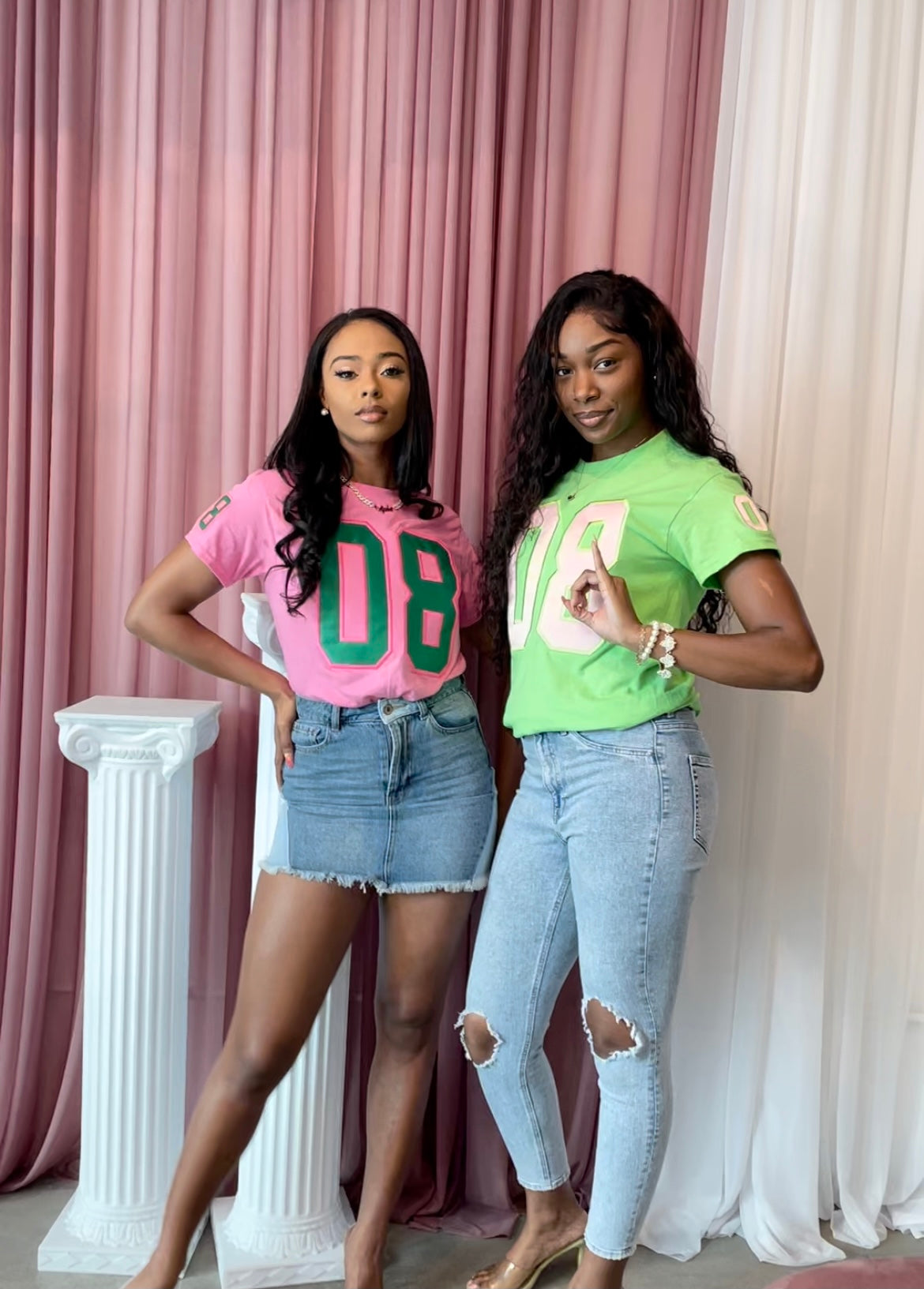 08 Tee in Lime Green
