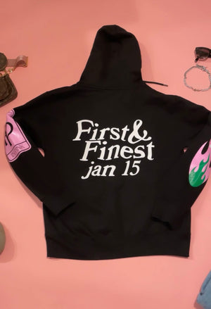 I See Ivies Hoodie in Black