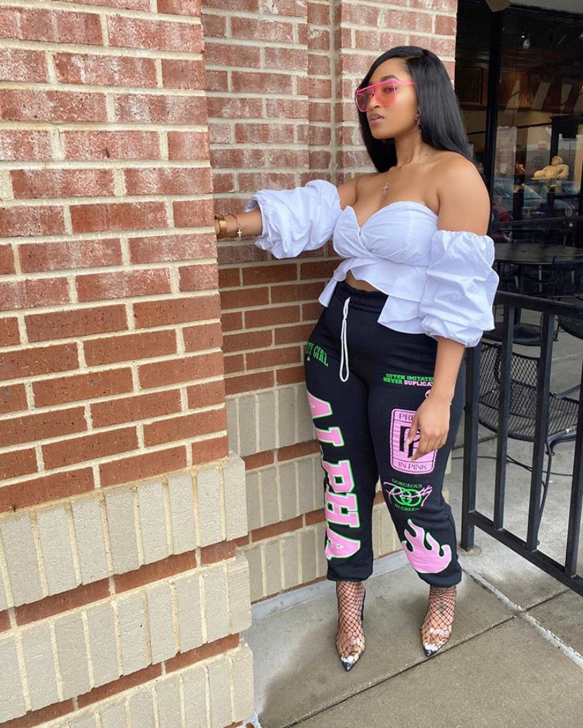 Oh So Luxe Sweats in Black