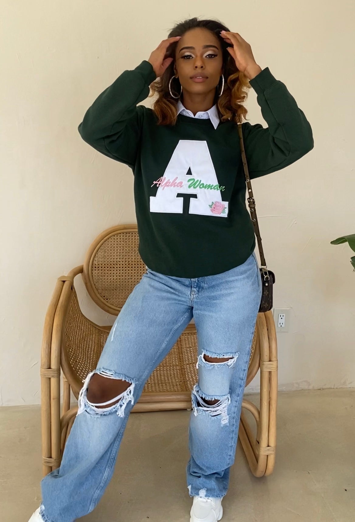 BIG "A" Crewneck (Ships on 2/7)